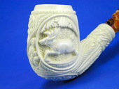 SMS Meerschaums - Medallion Stag by Sevket