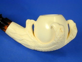 SMS Meerschaums - E. Claw w. Eagle Head Talons (005) by Baglan
