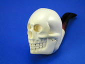 SMS Meerschaum - Skull w. Brown Stem
