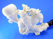 SMS Meerschaums - Private Collection - Stag (04) by S. Yanik