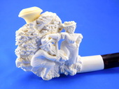 SMS Meerschaums - Private Collection - Cigarette/Charoot  Holder -Violin Seranade (003) by S. Yanik