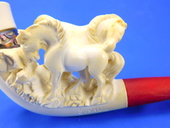 SMS Meerschaums - Private Collection - Cigarette/Charoot Holder - Stallion (007) by S. Yanik