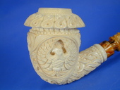 SMS Meerschaums - Calabash Deluxe w. Eagle Motif