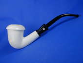 SMS Premium - Half-Bent Ferruled CALABASH - Smooth