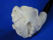SMS Meerschaums - Rear Claw Eagle with Fish by Baglan
