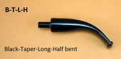 Royal Flush - Stem -Black-Taper-Long-Half bent by Erik Nording