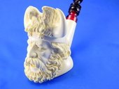 SMS Meerschaums - Private Collection - Viking with Horns by Yunus (009)