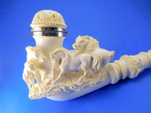 SMS Meerschaums - Private Collection - Stallions with Mares (01) by S. Yanik