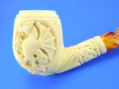 SMS Meerschaums - Medallion-Dragon by Tekin (005)