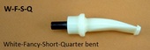 Royal Flush - Stem -White-Fancy-Short-Quarter bent by Erik Nording