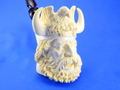 SMS Meerschaums - Private Collection - Viking with Horns by Yunus (009)