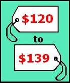 $120 to $139