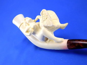 SMS Meerschaums - Private Collection - Leda with Swan (005) by S. Yanik