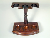 Pipe Rack - 3-Pipe - Walnut