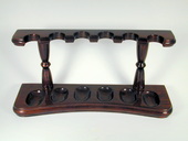 Pipe Rack - 6-Pipe - Walnut