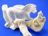 SMS Meerschaums - Private Collection - Stallion & Dog (03) by Omer Ikibas
