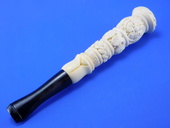 SMS Meerschaums - Cigarette Holder - Floral (06) by A. Govem