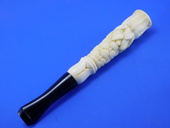 SMS Meerschaums - Cigarette Holder - Floral (12) by A. Govem