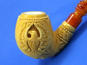 SMS Meerschaums -  Eagle Medallion by Tekin (003)